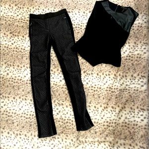 BCBG MAXAZRIA - top (xs) pants (xxs). Purchased together but may buy separately.